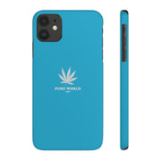 Printify Phone Case iPhone 11 Copy of Hemp Iphone Case -  Blue pure-world-organic-sustainable-products