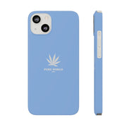 Printify Phone Case iPhone 13 Hemp Iphone Case - Light Blue pure-world-organic-sustainable-products