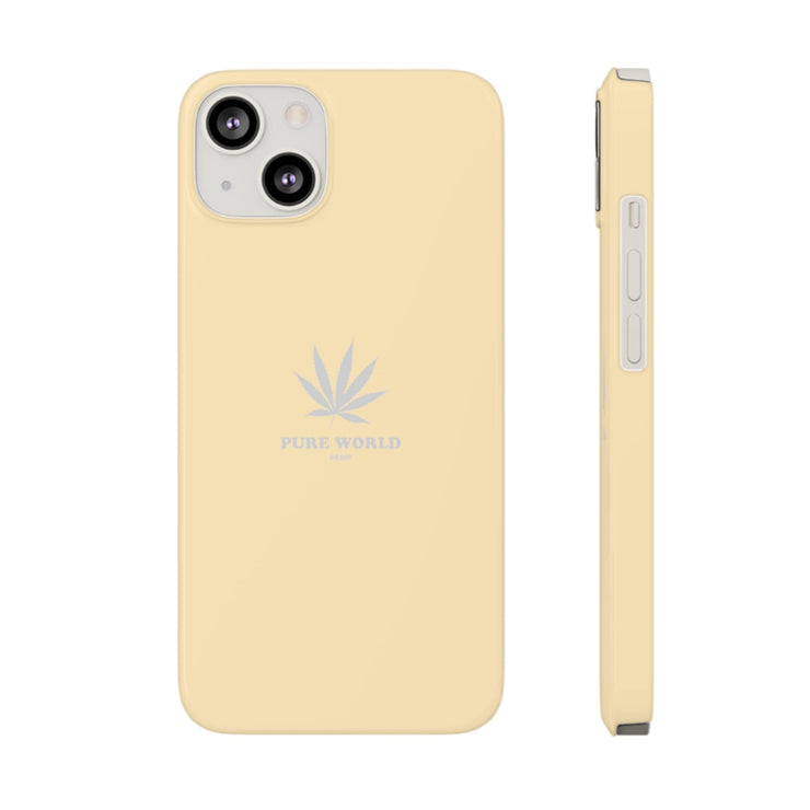 Printify Phone Case iPhone 13 Hemp Iphone Case -  Sand pure-world-organic-sustainable-products