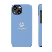 Printify Phone Case iPhone 13 Mini Hemp Iphone Case - Light Blue pure-world-organic-sustainable-products