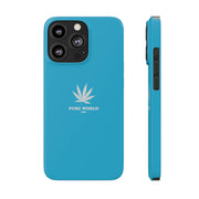 Printify Phone Case iPhone 13 Pro Copy of Hemp Iphone Case -  Blue pure-world-organic-sustainable-products