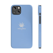 Printify Phone Case iPhone 14 Hemp Iphone Case - Light Blue pure-world-organic-sustainable-products
