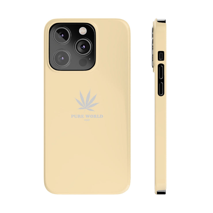 Printify Phone Case iPhone 14 Pro Hemp Iphone Case -  Sand pure-world-organic-sustainable-products