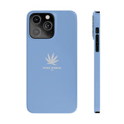 Printify Phone Case iPhone 14 Pro Max Hemp Iphone Case - Light Blue pure-world-organic-sustainable-products