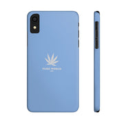 Printify Phone Case iPhone XR Hemp Iphone Case - Light Blue pure-world-organic-sustainable-products