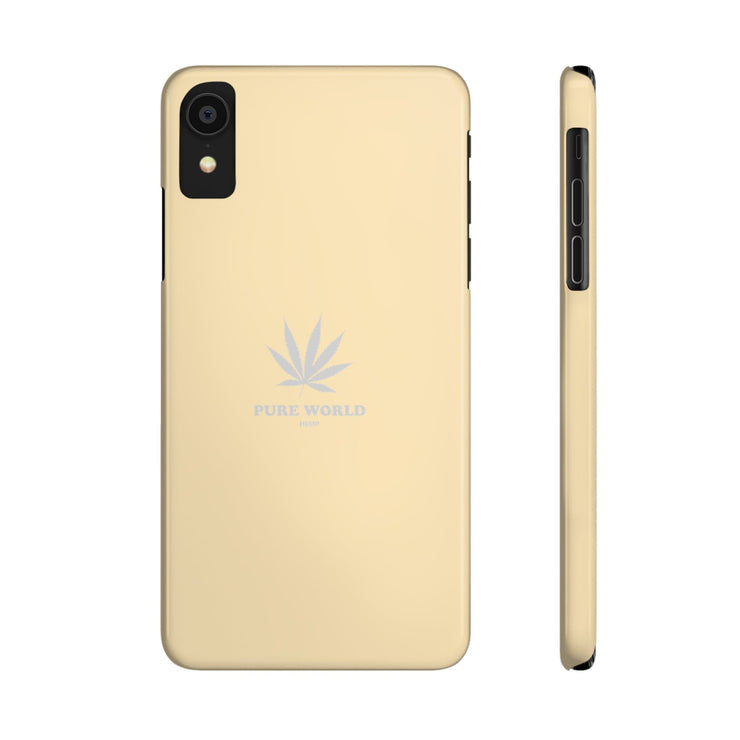 Printify Phone Case iPhone XR Hemp Iphone Case -  Sand pure-world-organic-sustainable-products