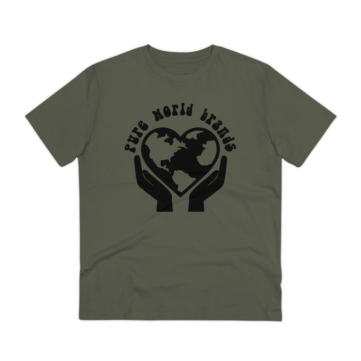Printify T-Shirt British Khaki / 2XS Organic Pure World Heart T-Shirt pure-world-organic-sustainable-products