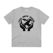 Printify T-Shirt Heather Grey / 2XS Organic Pure World Heart T-Shirt pure-world-organic-sustainable-products