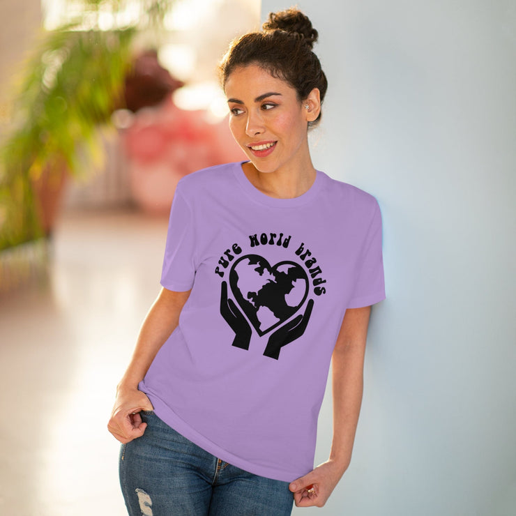 Printify T-Shirt Organic Pure World Heart T-Shirt pure-world-organic-sustainable-products