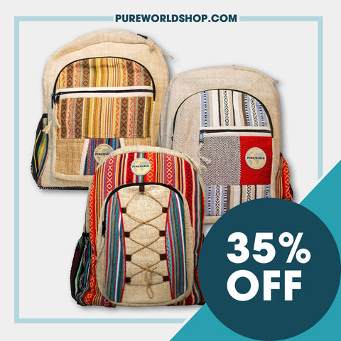 Pure World Backpacks 3x Backpack Bundle pure-world-organic-sustainable-products