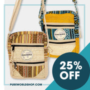 Pure World Mini Backpacks 2x Cross Body Bag Bundle pure-world-organic-sustainable-products