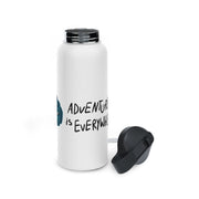 Printify Mug Adventure is everywhere water bottle pure-world-organic-sustainable-products