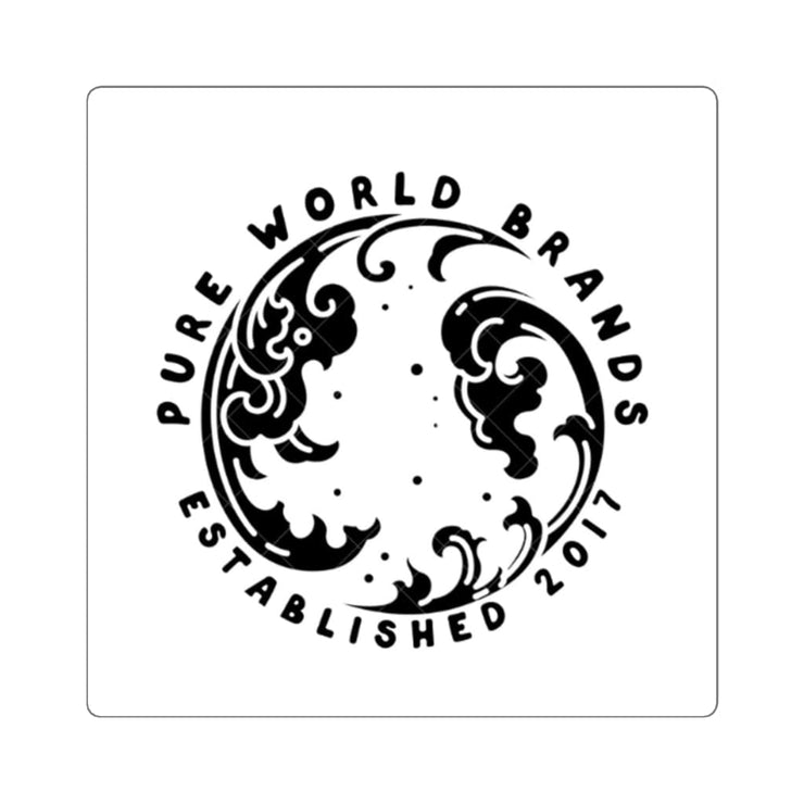 Printify Paper products 2" × 2" / White Zen Pure World sticker pure-world-organic-sustainable-products