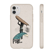 Printify Phone Case iPhone 11 Biodegradable Surfs Up phone case pure-world-organic-sustainable-products