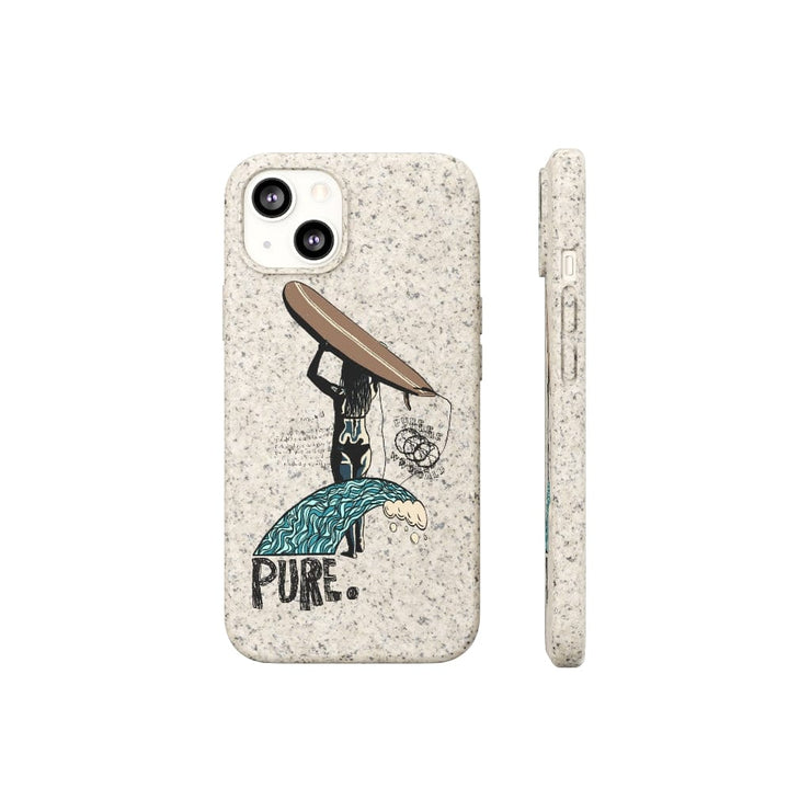 Printify Phone Case iPhone 13 Biodegradable Surfs Up phone case pure-world-organic-sustainable-products