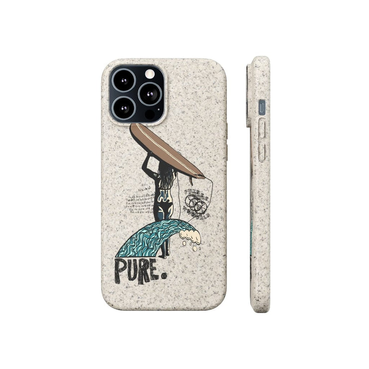 Printify Phone Case iPhone 13 Pro Max Biodegradable Surfs Up phone case pure-world-organic-sustainable-products