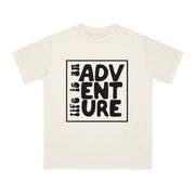 Printify T-Shirt Natural / S Organic Life is an Adventure T-Shirt pure-world-organic-sustainable-products