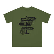 Printify T-Shirt Olive / S Organic Adventure is Everywhere T-Shirt pure-world-organic-sustainable-products