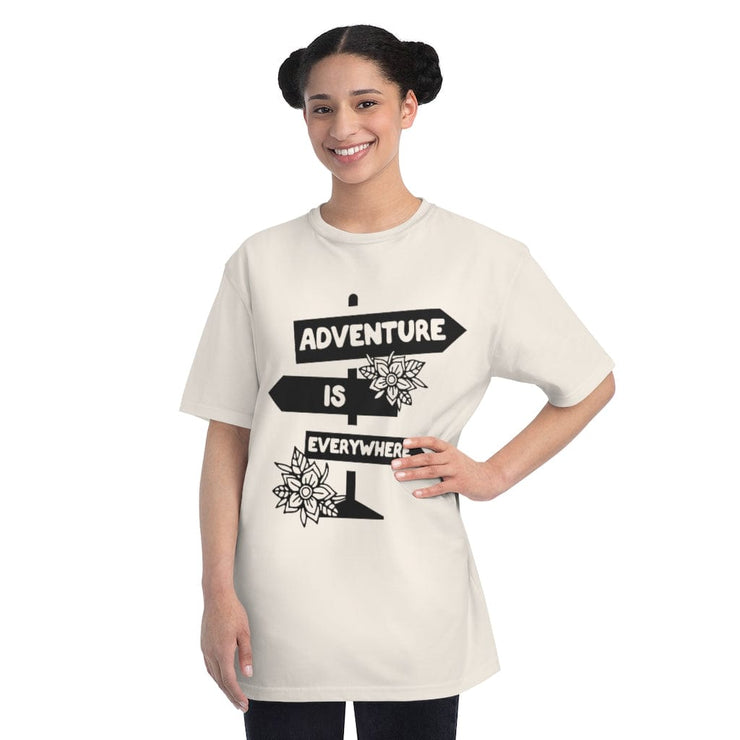 Printify T-Shirt Organic Adventure is Everywhere T-Shirt pure-world-organic-sustainable-products