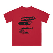 Printify T-Shirt Red Pepper / S Organic Adventure is Everywhere T-Shirt pure-world-organic-sustainable-products