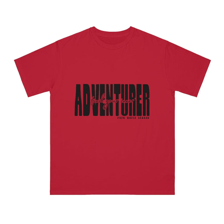 Printify T-Shirt Red Pepper / S Organic Find your inner Adventurer T-Shirt pure-world-organic-sustainable-products