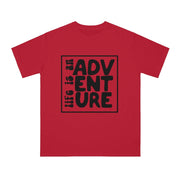 Printify T-Shirt Red Pepper / S Organic Life is an Adventure T-Shirt pure-world-organic-sustainable-products