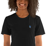 Pure World™ Black Heather / XS Pure World Fly Embroidered T-Shirt pure-world-organic-sustainable-products