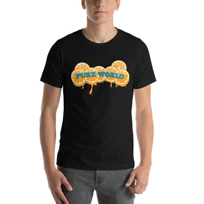 Pure World™ Black / XS Summer Orange Graphic Tee pure-world-organic-sustainable-products