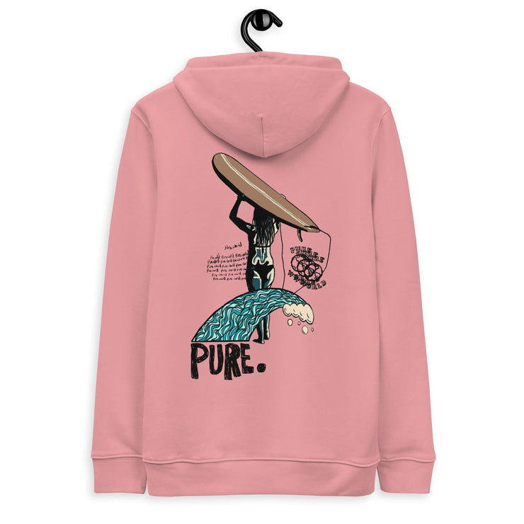 Pure World™ Canyon Pink / S Unisex essential eco hoodie pure-world-organic-sustainable-products