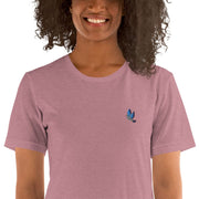 Pure World™ Heather Orchid / S Pure World Fly Embroidered T-Shirt pure-world-organic-sustainable-products