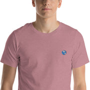 Pure World™ Heather Orchid / S Pure World - Globe | Embroidered Tee pure-world-organic-sustainable-products