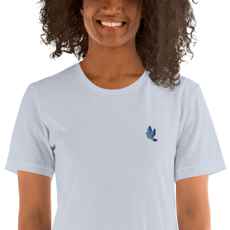 Pure World™ Light Blue / XS Pure World Fly Embroidered T-Shirt pure-world-organic-sustainable-products
