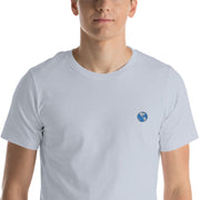 Pure World™ Light Blue / XS Pure World - Globe | Embroidered Tee pure-world-organic-sustainable-products