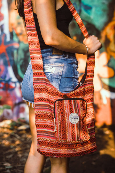 Pure World™ Messenger Bags Zion + Uluru Boho pure-world-organic-sustainable-products