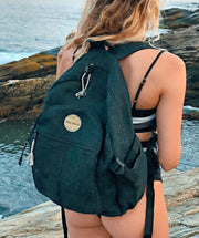 A hand-crafted hemp backpack made in Nepal by Pure World Brands. Lightweight backpack for travel, beach and hiking.