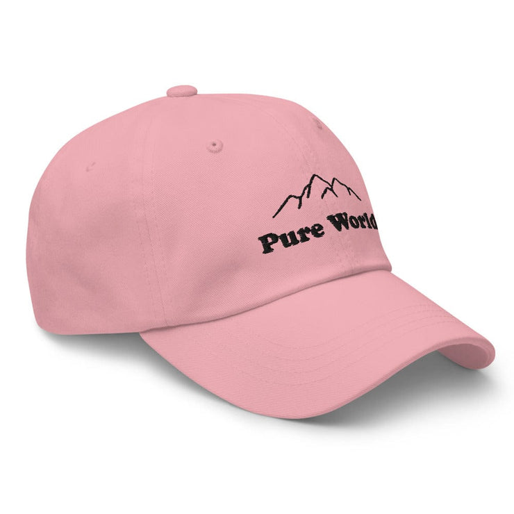 Pure World™ Pink Dad hat pure-world-organic-sustainable-products