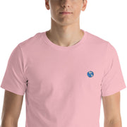 Pure World™ Pink / S Pure World - Globe | Embroidered Tee pure-world-organic-sustainable-products