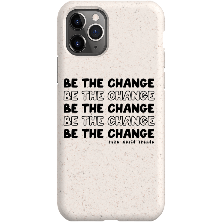 Pure World™ Premium Matte Bio Case / iPhone 11 Pro Be the Change IPhone case pure-world-organic-sustainable-products