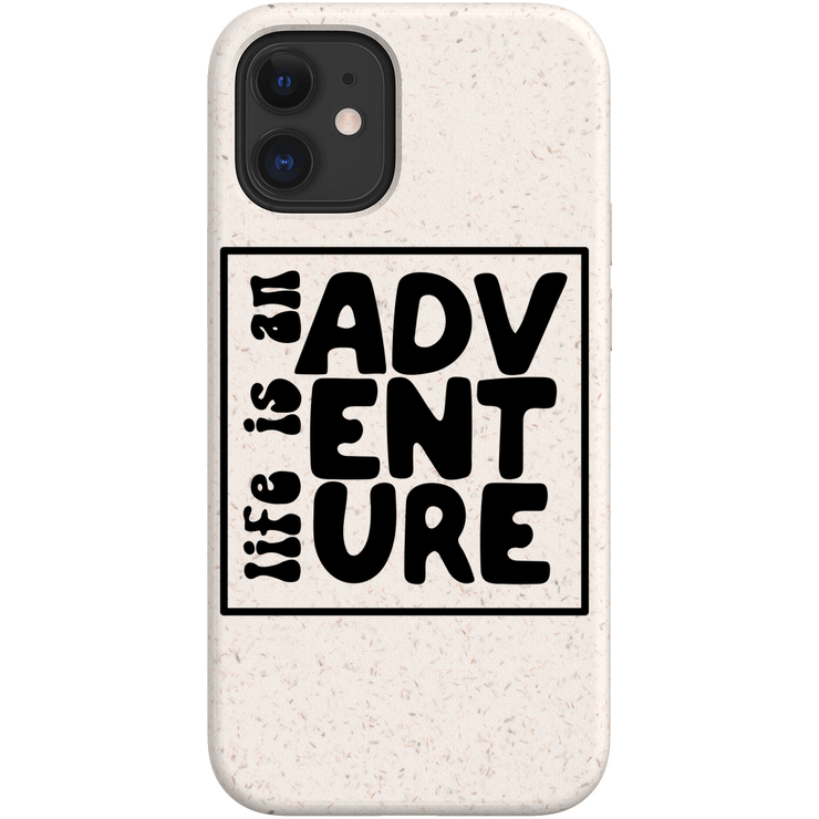 Pure World™ Premium Matte Bio Case / iPhone 12 Mini Life is an Adventure IPhone case pure-world-organic-sustainable-products