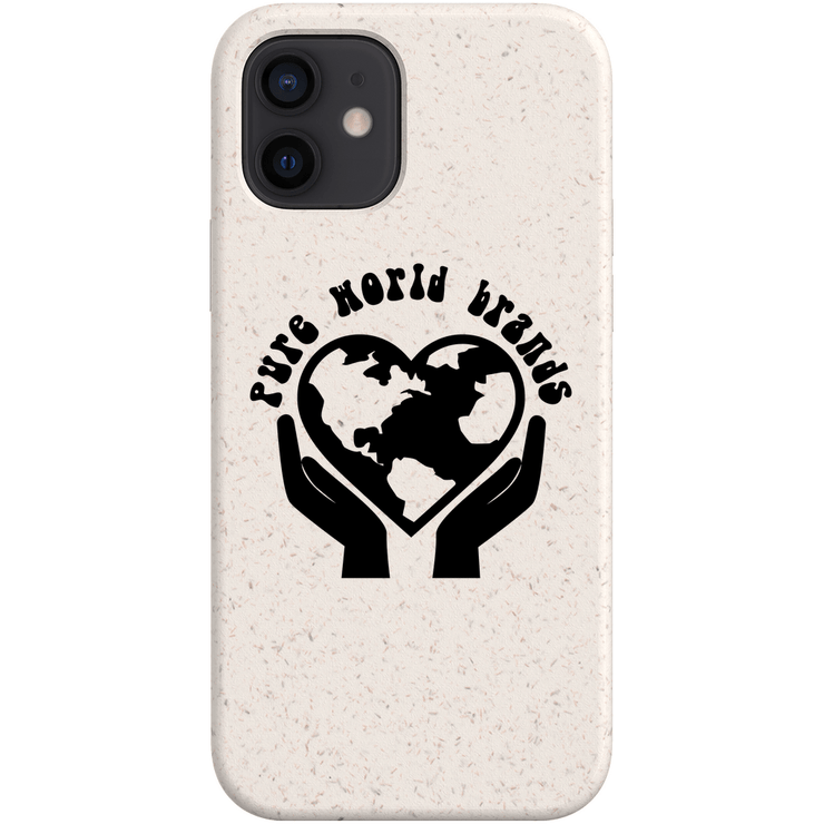 Pure World™ Premium Matte Bio Case / iPhone 12 Pure World Heart IPhone case pure-world-organic-sustainable-products
