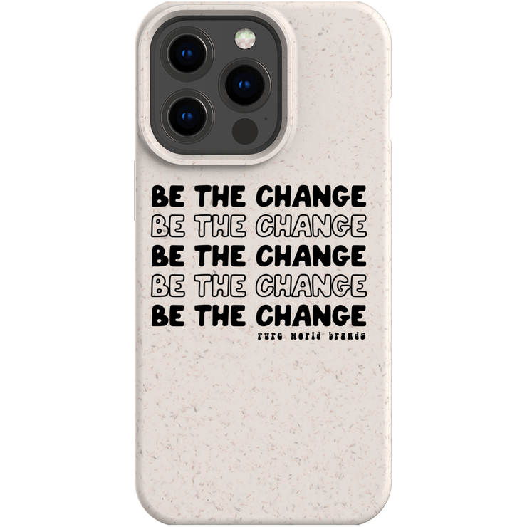 Pure World™ Premium Matte Bio Case / iPhone 13 Pro Be the Change IPhone case pure-world-organic-sustainable-products
