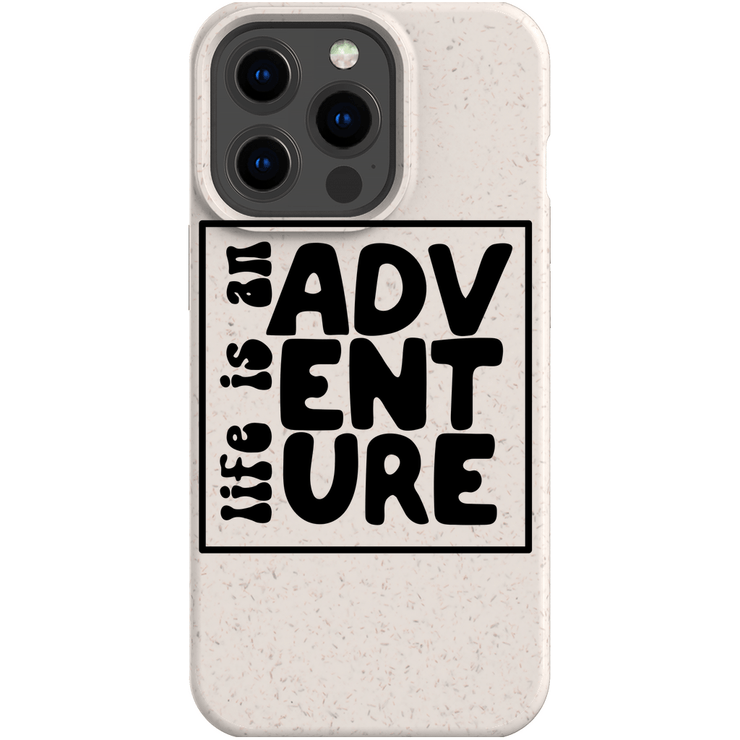 Pure World™ Premium Matte Bio Case / iPhone 13 Pro Life is an Adventure IPhone case pure-world-organic-sustainable-products