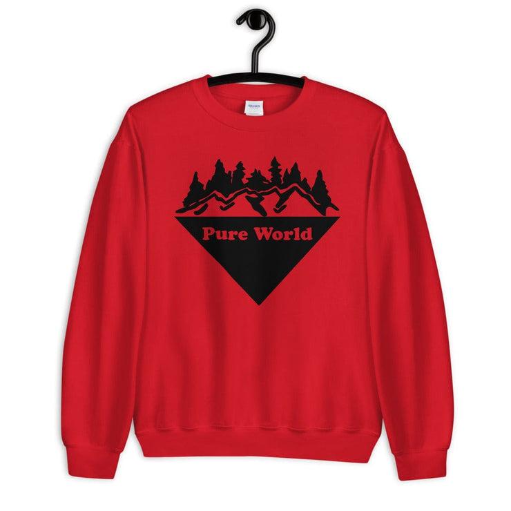 Pure World Red / S Pure World Classic Crew Neck pure-world-organic-sustainable-products