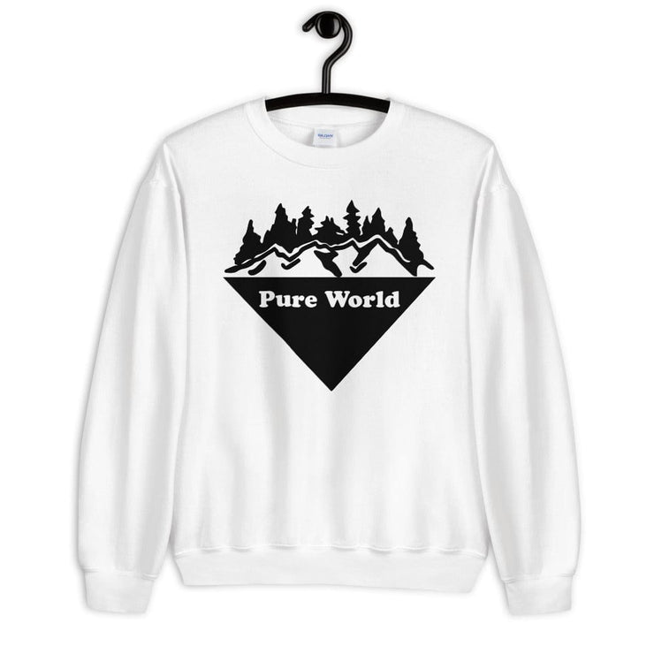 Pure World White / S Pure World Classic Crew Neck pure-world-organic-sustainable-products